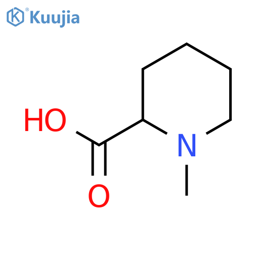 (2R)-1-methylpiperidine-2-carboxylic acid structure