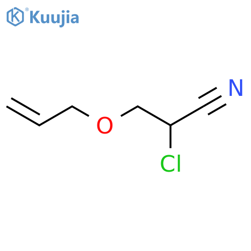 Propanenitrile, 2-chloro-3-(2-propenyloxy)- structure