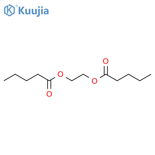 Pentanoic acid, 1,1'-(1,2-ethanediyl) ester structure