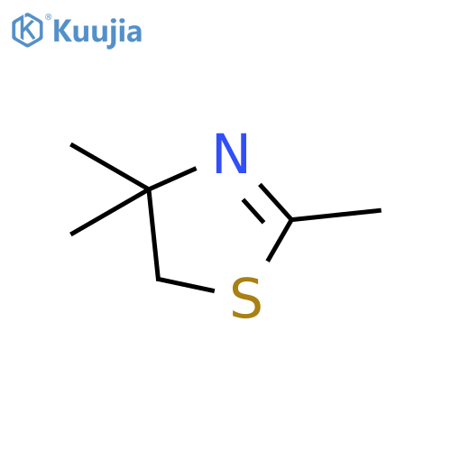 2,4,4-trimethyl-4,5-dihydro-1,3-thiazole structure