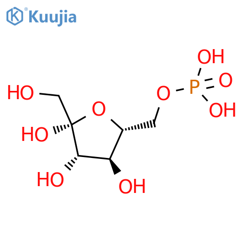 β-D-Fructofuranose, 6-(dihydrogen phosphate) structure
