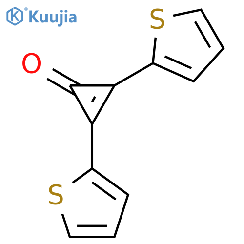 2-CYCLOPROPEN-1-ONE, 2,3-DI-2-THIENYL- structure