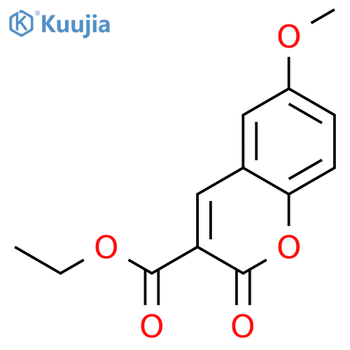 Ethyl 6-methoxy-2-oxo-2H-chromene-3-carboxylate structure
