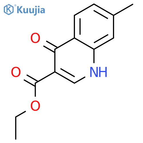 ethyl 4-hydroxy-7-methylquinoline-3-carboxylate structure
