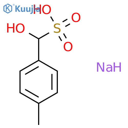 Benzenemethanesulfonicacid, a-hydroxy-4-methyl-, sodium salt(1:1) structure