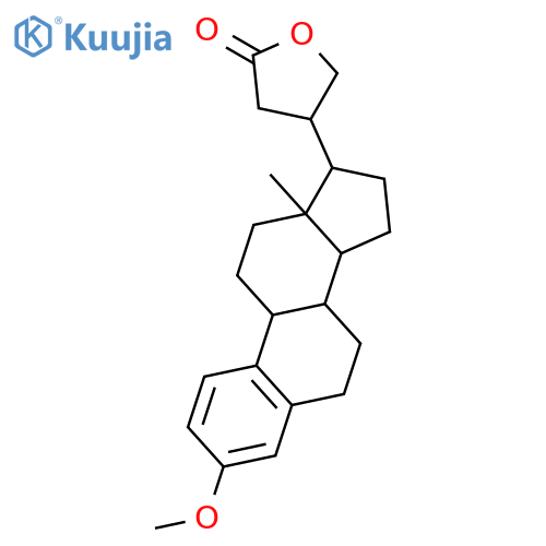 (4R)-4-[(14beta,17beta)-3-methoxyestra-1,3,5(10)-trien-17-yl]dihydrofuran-2(3H)-one structure