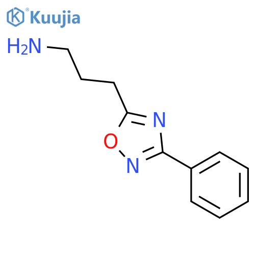 1,2,4-Oxadiazole-5-propanamine,3-phenyl- structure