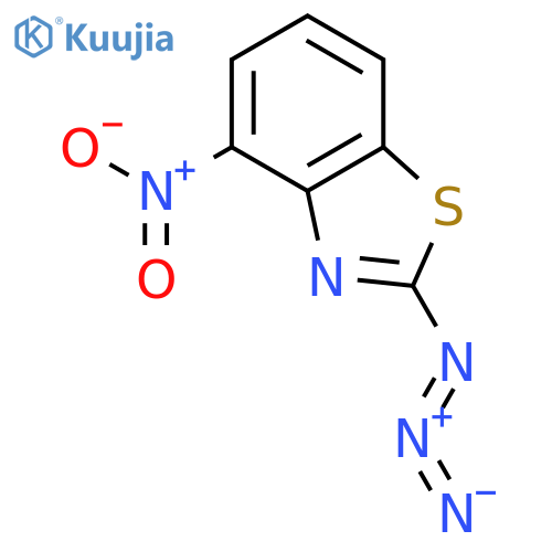 BENZOTHIAZOLE, 2-AZIDO-4-NITRO- structure