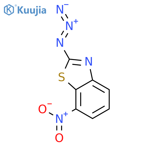 BENZOTHIAZOLE, 2-AZIDO-7-NITRO- structure