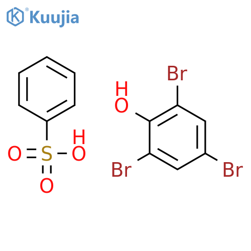 Phenol, 2,4,6-tribromo-, benzenesulfonate structure