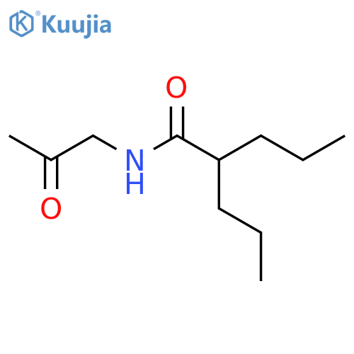 PENTANAMIDE, N-(2-OXOPROPYL)-2-PROPYL- structure