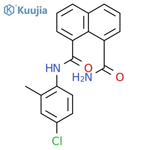 1,8-Naphthalenedicarboxamide, N-(4-chloro-2-methylphenyl)- structure
