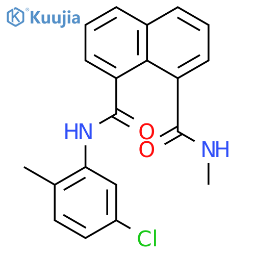 1,8-Naphthalenedicarboxamide, N-(5-chloro-2-methylphenyl)-N'-methyl- structure