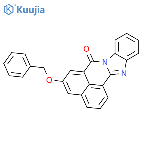 7H-BENZIMIDAZO[2,1-A]BENZ[DE]ISOQUINOLIN-7-ONE, 5-(PHENYLMETHOXY)- structure