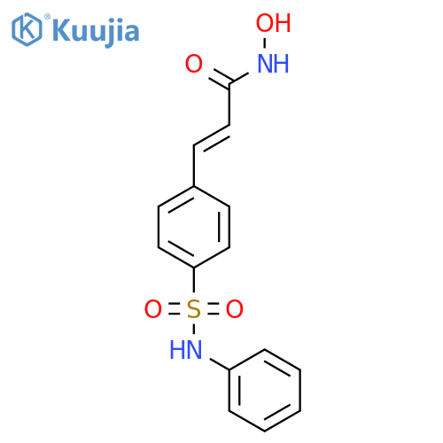 2-PROPENAMIDE, N-HYDROXY-3-[4-[(PHENYLAMINO)SULFONYL]PHENYL]- structure