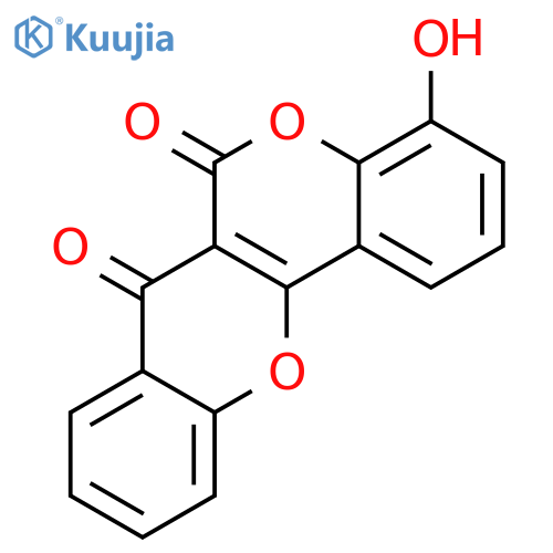 6H,7H-[1]Benzopyrano[4,3-b][1]benzopyran-6,7-dione, 4-hydroxy- structure