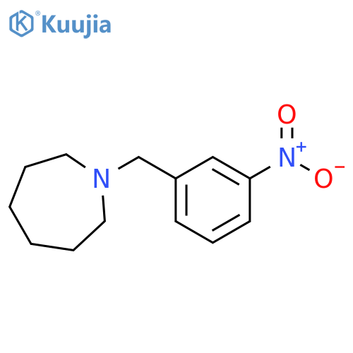 1-(3-nitrophenyl)methylazepane structure