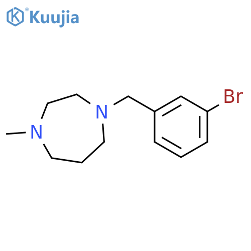 1-(3-Bromobenzyl)-4-methylperhydro-1,4-diazepine structure