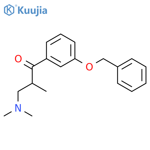 1-(3-(Benzyloxy)phenyl)-3-(dimethylamino)-2-methylpropan-1-one structure