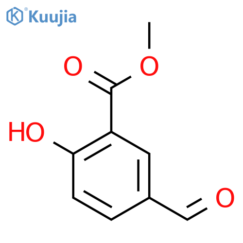 Methyl 5-Formyl-2-hydroxybenzoate structure