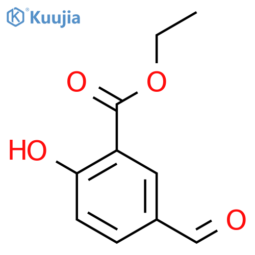 ethyl 5-formyl-2-hydroxybenzoate structure
