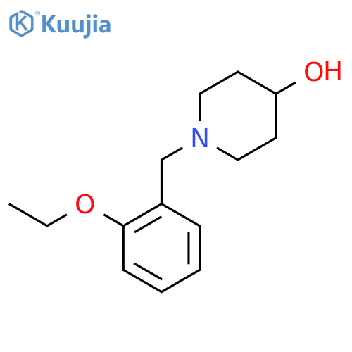 1-(2-ethoxyphenyl)methylpiperidin-4-ol structure