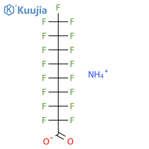 Perfluorononan-1-oic-acid Ammonium Salt structure