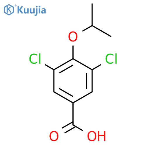 3,5-Dichloro-4-propan-2-yloxybenzoic acid structure