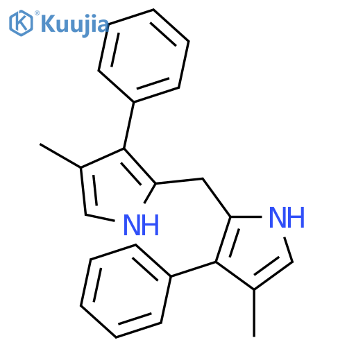1H-Pyrrole, 2,2'-methylenebis[4-methyl-3-phenyl- structure