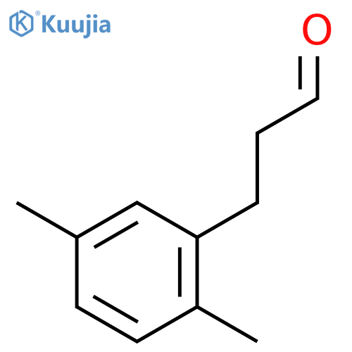 3-(2,5-dimethylphenyl)propanal structure