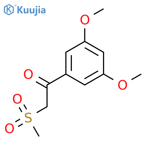 Ethanone, 1-(3,5-dimethoxyphenyl)-2-(methylsulfonyl)- structure