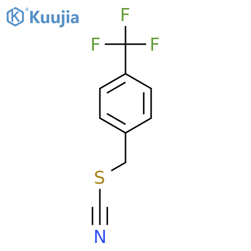 4-(Trifluoromethyl)benzyl thiocyanate structure