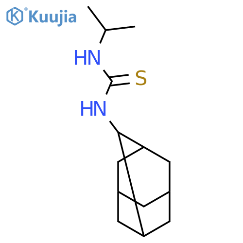 THIOUREA, N-(1-METHYLETHYL)-N'-TRICYCLO[3.3.1.13,7]DEC-2-YL- structure