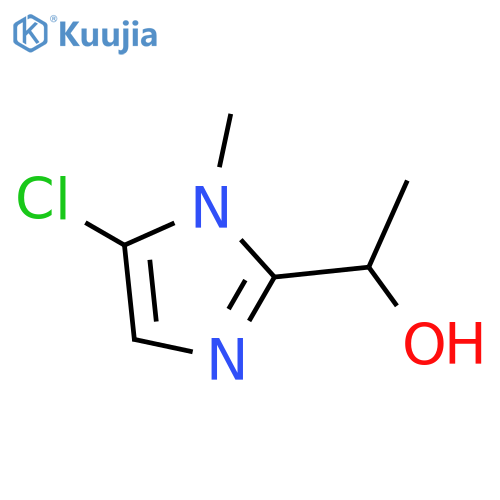 1-(5-chloro-1-methyl-1H-imidazol-2-yl)ethan-1-ol structure
