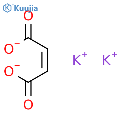 2-Butenedioic acid(2Z)-, potassium salt (1:2) structure