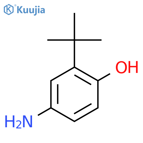 4-amino-2-tert-butylphenol structure