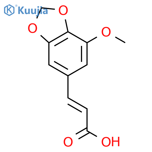 3,4-Methylenedioxy-5-methoxycinnamic Acid structure