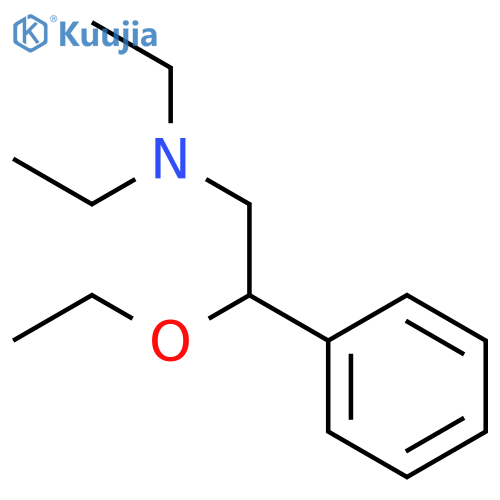 2-ethoxy-N,N-diethyl-2-phenylethanamine structure