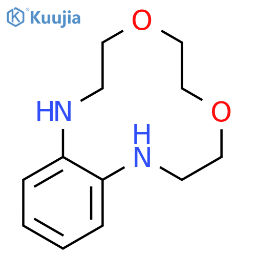 4,7,1,10-Benzodioxadiazacyclododecine, 1,2,3,5,6,8,9,10-octahydro- structure