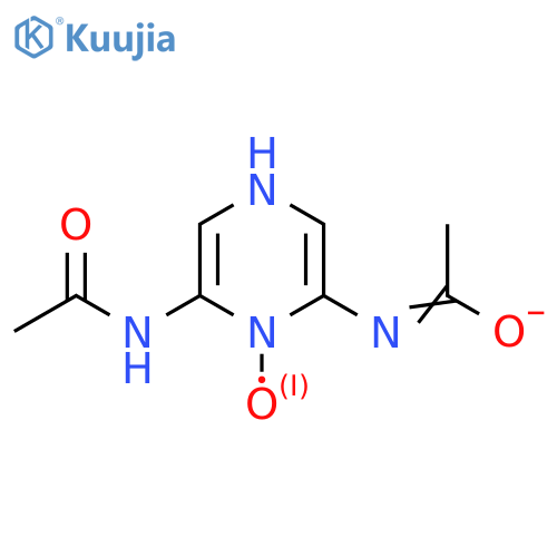 2,6-Bis(acetylamino)pyrazine 1-oxide structure