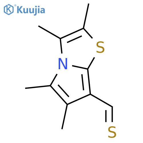 Pyrrolo[2,1-b]thiazole-7-carbothioaldehyde, 2,3,5,6-tetramethyl- structure