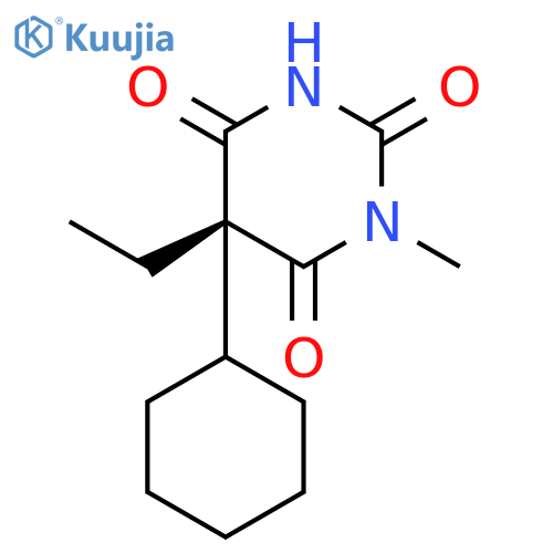 2,4,6(1H,3H,5H)-Pyrimidinetrione, 5-cyclohexyl-5-ethyl-1-methyl-, (5R)- structure