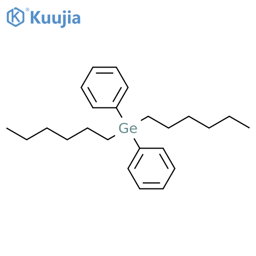 Germane, dihexyldiphenyl- structure