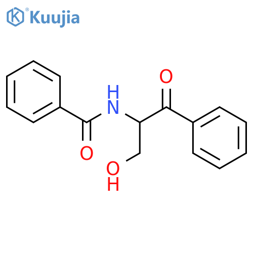 BENZAMIDE, N-[1-(HYDROXYMETHYL)-2-OXO-2-PHENYLETHYL]- structure