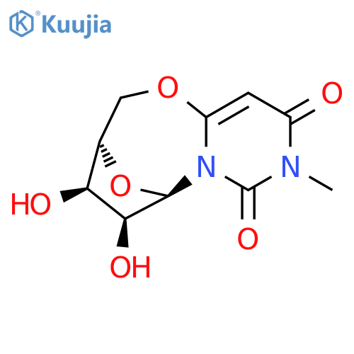 (1R,10R,11R,12S)-11,12-Dihydroxy-4-methyl-8,13-dioxa-2,4-diazatricyclo[8.2.1.02,7]tridec-6-ene-3,5-dione structure