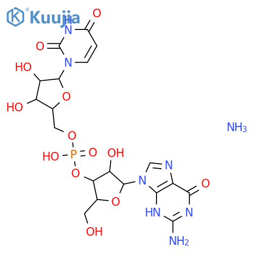 Guanylyl-3'-5'-uridine ammonium salt structure