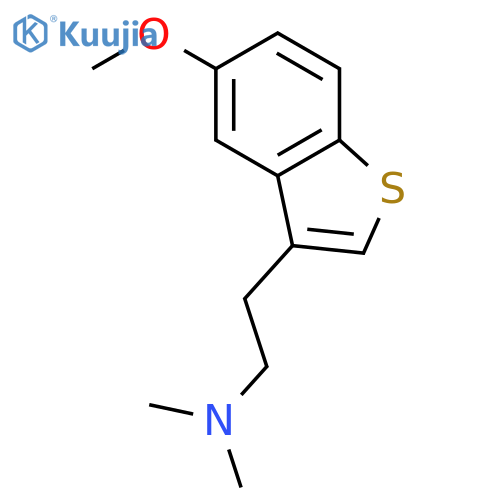 Benzo(b)thiophene-3-ethylamine, N,N-dimethyl-5-methoxy- structure