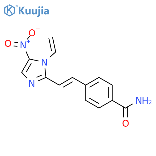 Benzamide,4-[2-(1-ethenyl-5-nitro-1H-imidazol-2-yl)ethenyl]- structure