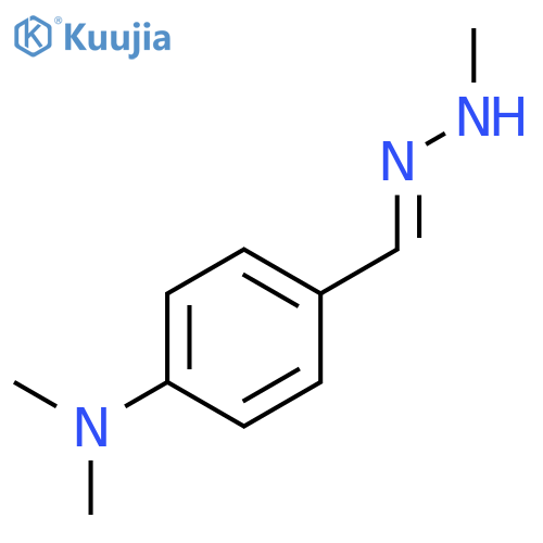 Benzaldehyde, 4-(dimethylamino)-, methylhydrazone structure