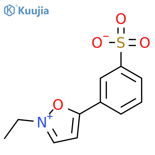 2-Ethyl-5-phenylisoxazolium-3'-sulfonate structure